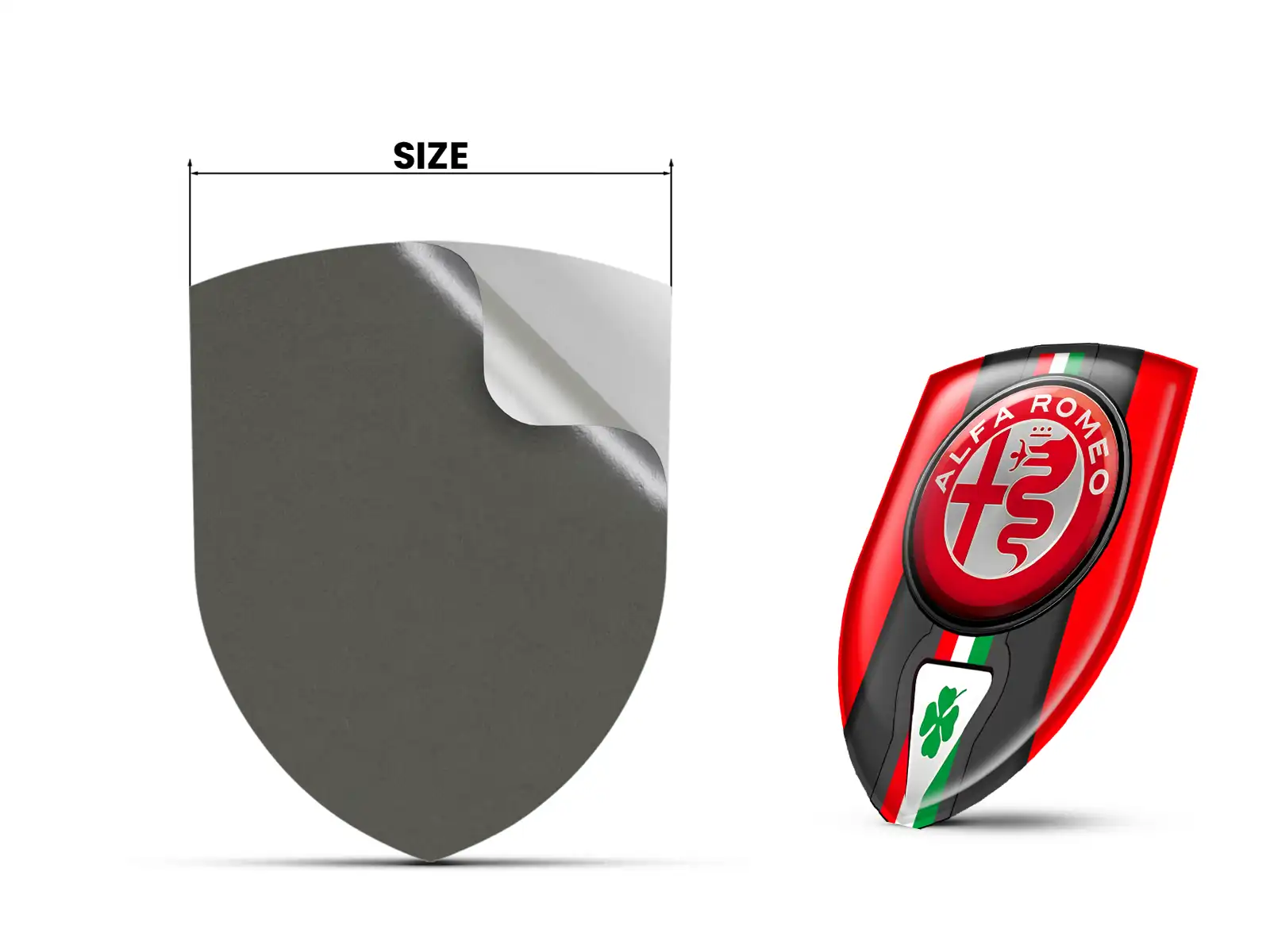 Alfa Romeo Autoembleme Universal Hochwertig Stabil